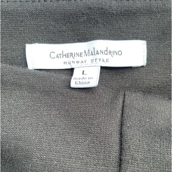 Catherine Malandrino | stretch black pant, Runway style, large - Picture 5 of 5